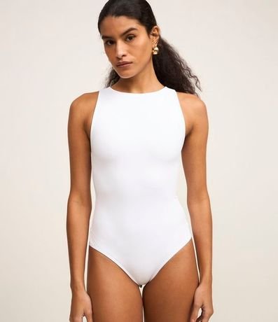 Body Básico en Poliamida con Cuello Halter 5