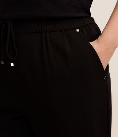 Pantalón Fluido con Cintura Elástica y Lazo Curve & Plus Size 4