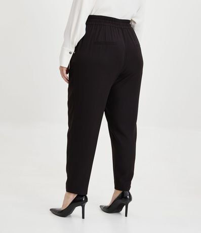 Pantalón Fluido con Cintura Elástica y Lazo Curve & Plus Size 3