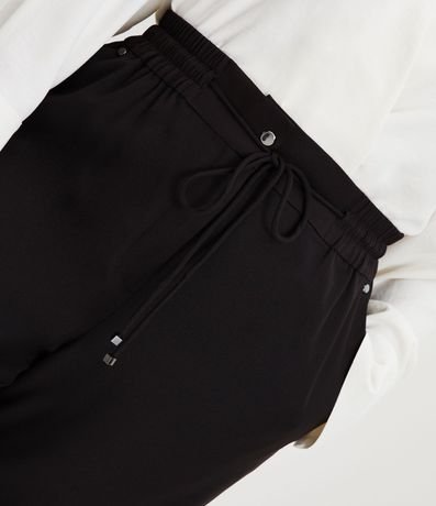 Pantalón Fluido con Cintura Elástica y Lazo Curve & Plus Size 4