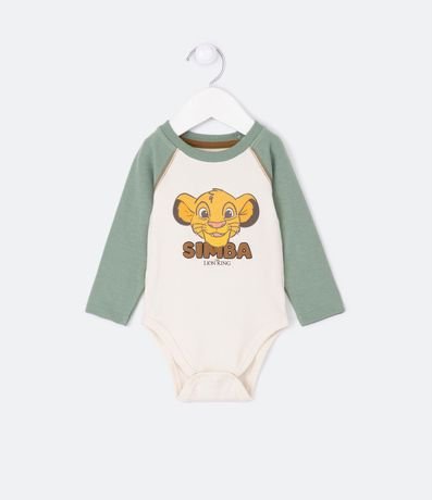 Body Infantil en Cotton con Impresión del Rey León Simba - Talle 0 a 18 meses 1