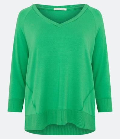 Blusa Básica en Viscosa sin Sisa con Manga 3/4 8
