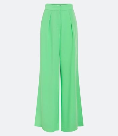 Pantalón Pantalona Sastrería en Crepé con Pliegues 5