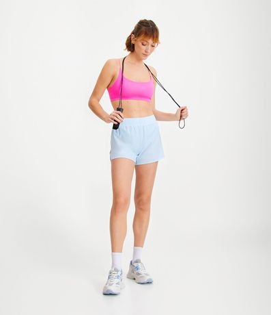 Short Runner Deportivo con Cintura Elástica y Bolsillo Interior