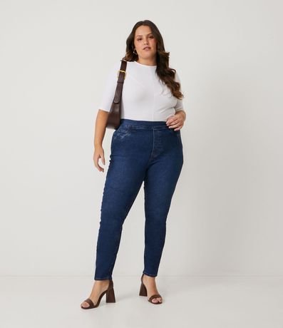 Pantalón Jegging Jeans Básica Curve & Plus Size 1