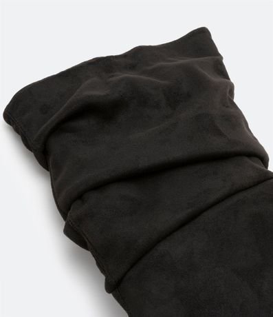 Bota Caña Média Texturizada con Puntera Fina y Taco Alto 2