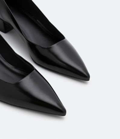 Zapato Scarpin Básico con Tacón Bloque 2
