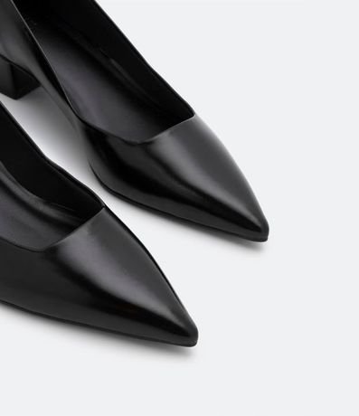 Zapato Scarpin Básico con Tacón Bloque 4