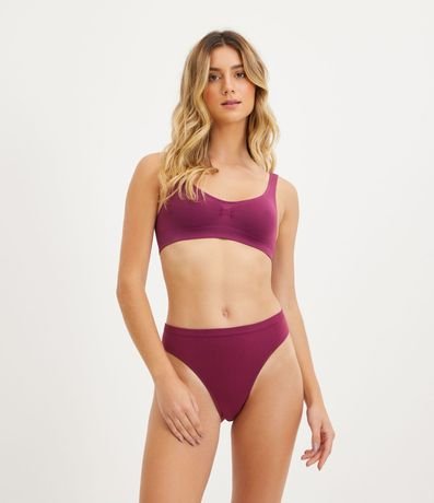 Sujetador Top sin Copa y Aro de Microfibra sin Costura Trifil 2