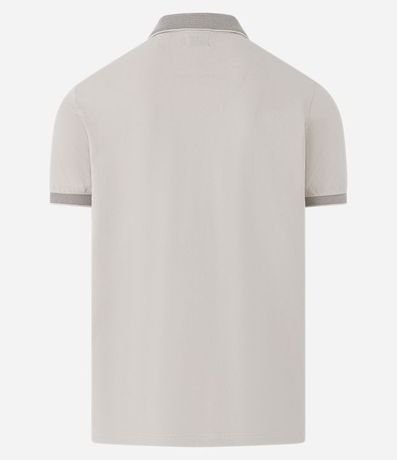 Polo Manga Corta con Cuello Jacquard 7