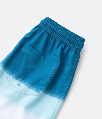 Bermuda de Baño Infantil con Estampa de Bloques Degradé - Talle 5 a 14 años 3