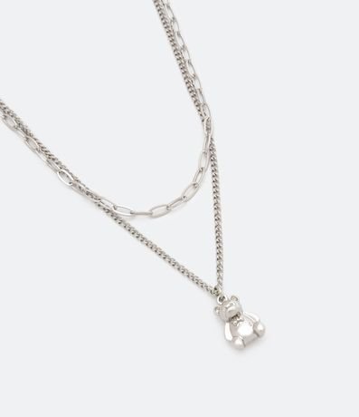 Kit 02 Collares de Cadena con Colgante de Osito 1