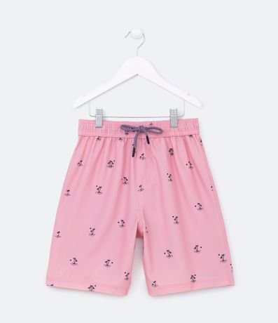 Bermuda Infantil con Estampa de Cocoteros - Talle 5 a 14 años 1