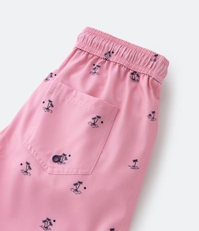 Bermuda Infantil con Estampa de Cocoteros - Talle 5 a 14 años 3