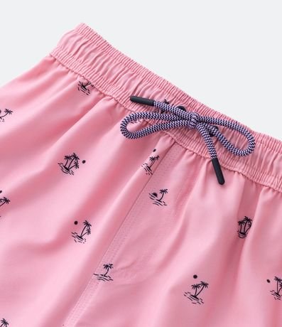 Bermuda Infantil con Estampa de Cocoteros - Talle 5 a 14 años 5