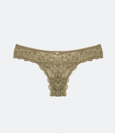 Bombacha Bikini Hilo en Encaje Floral con Cintura Elástica 5