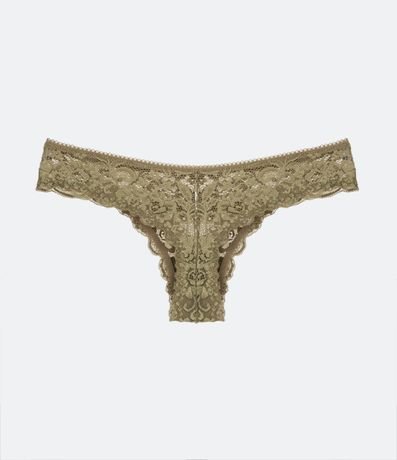 Bombacha Bikini Hilo en Encaje Floral con Cintura Elástica 6