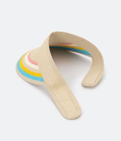 Visera Infantil de Paja con Rayas 3