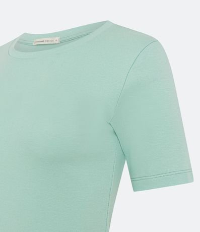 Blusa Básica en Algodón con Manga Corta 7