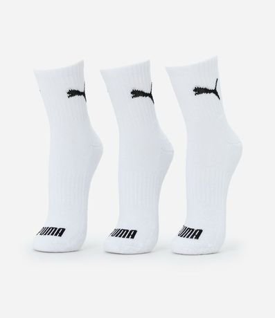 Kit con 3 Medias Puma Deportiva