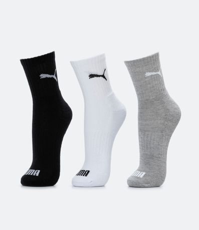 Kit con 3 Medias Puma Deportiva 2