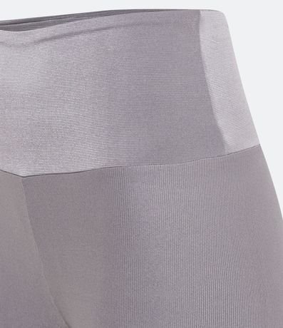 Pantalón Legging Deportiva en Poliamida Acanalada con Cintura Alta 2