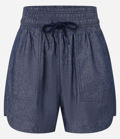 Short Runner en Jeans con Elástico Largo en la Cintura 7