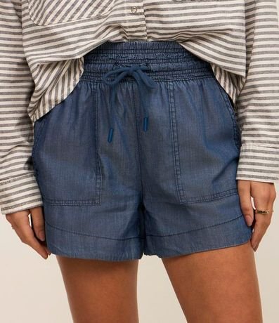 Short Runner en Jeans con Elástico Largo en la Cintura 3