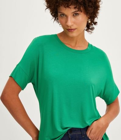 Blusa en Viscosa con Mangas Cortas sin Sisas 1