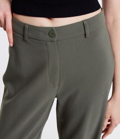 Pantalón Recto Sastrería con Trabillas en la Cintura 4