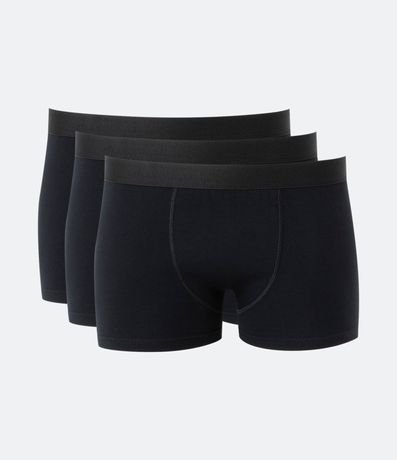 Kit 03 Calzoncillos Boxer en Algodón con Cintura Elástica 5