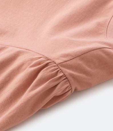 Blusa en Algodón con Manga Abullonada Curve & Plus Size 7