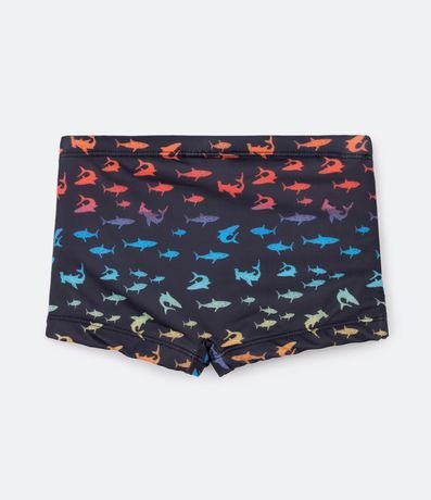 Sunga Boxer Infantil con Estampado en Colores de Tiburones - Talle 5 a 14 años 3