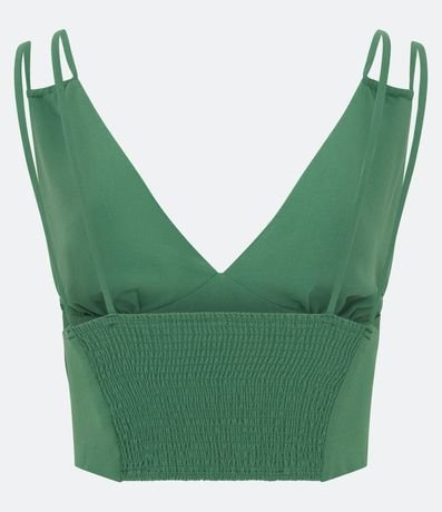 Blusa Cropped Sastrería con Aletas 6