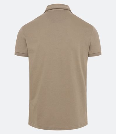 Polo Manga Corta sin Estampa en Algodón Peruano 2