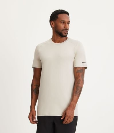 Remera Deportiva con Etiqueta na Barra y Manga corta