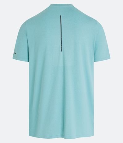 Remera Deportiva con Etiqueta en la Barra y Manga Corta 8