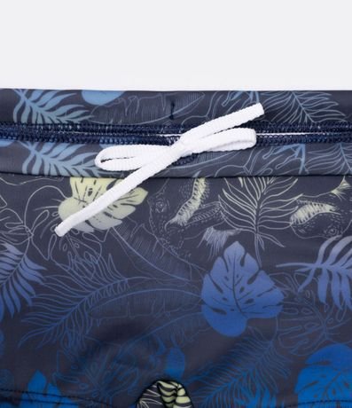 Sunga Boxer Infantil con Estampa de Follajes Degradé - Talle 5 al 14 años 2