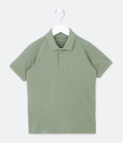 Polo Infantil con Botones Delanteros - Talle 5 a 14 años