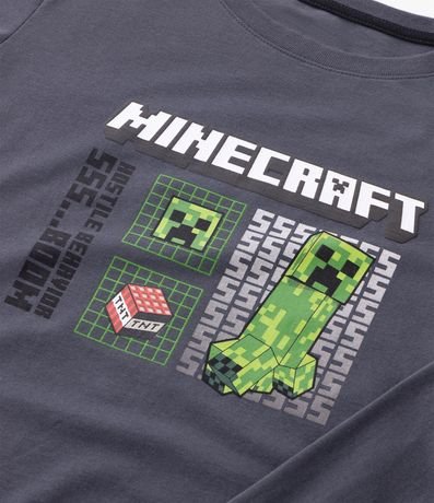 Remera Infantil con Estampado Minecraft - Talle 5 a 14 años 3