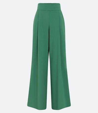 Pantalón Pantalona en Crepé con Pliegues 5