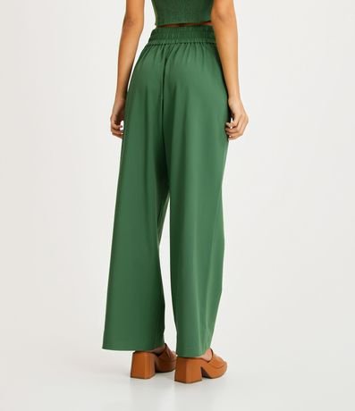 Pantalón Pantalona en Crepé con Pliegues 3