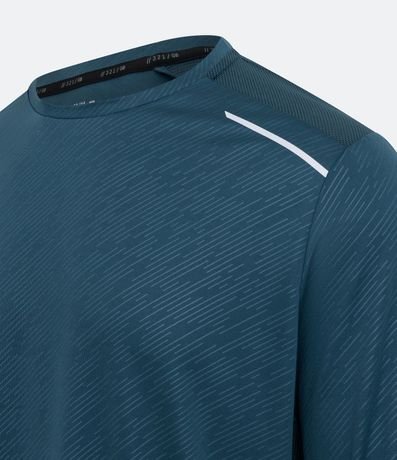 Remera Deportiva Dry Fit con Estampa Rayada 7