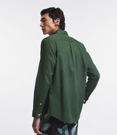 Camisa Comfort Básica en Lino Manga Larga 5