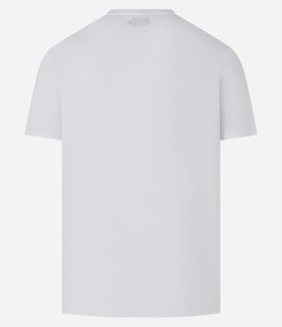 Remera Slim en Algodón Peruano con Cuello V 5