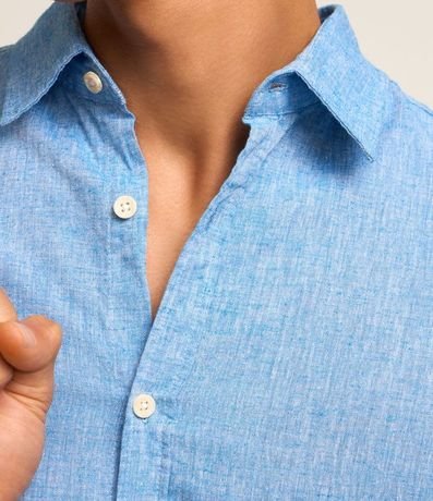 Camisa Manga Larga en Lino 5