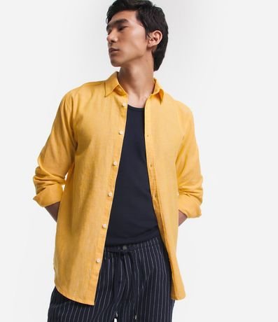 Camisa Manga Larga en Lino 3