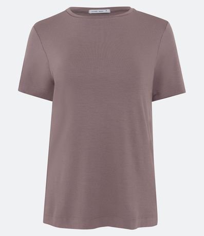 Blusa Básica en Viscosa con Escote Redondo 5