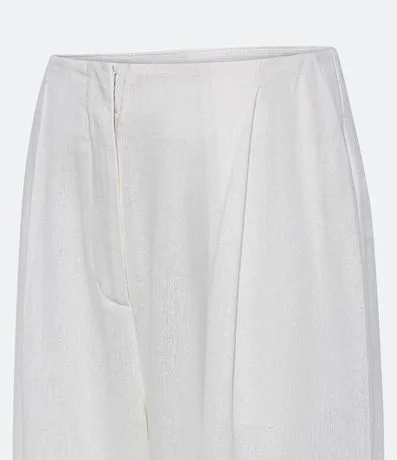 Pantalón Pantalona en Lino con Pliegues y Bolsillos 6