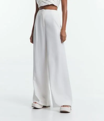 Pantalón Pantalona en Lino con Pliegues y Bolsillos 2